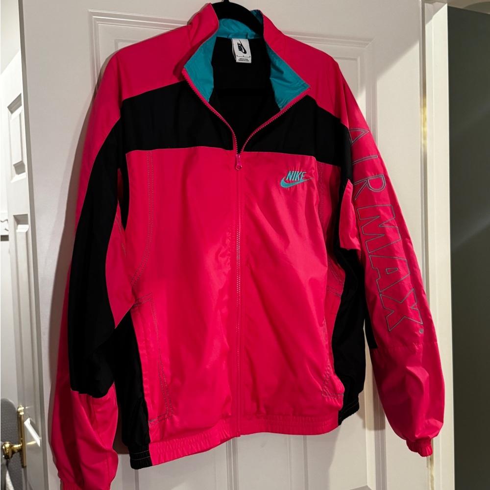 Nike x Atmos NRG Vintage Patchwork Track Jacket 'Hyper Pink/Black/Hyper Jade'